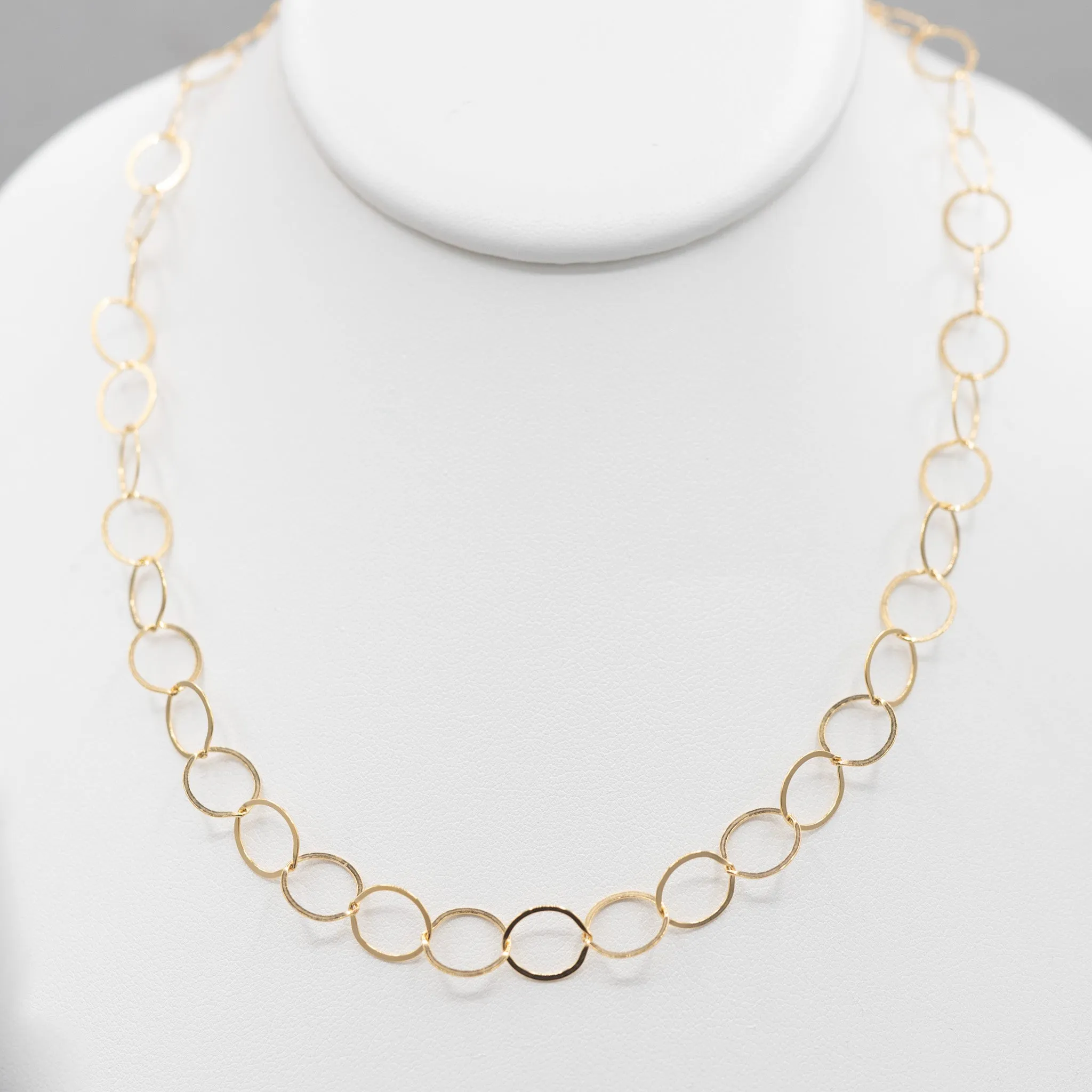 10mm Circle Chain & Tube Hoop Set