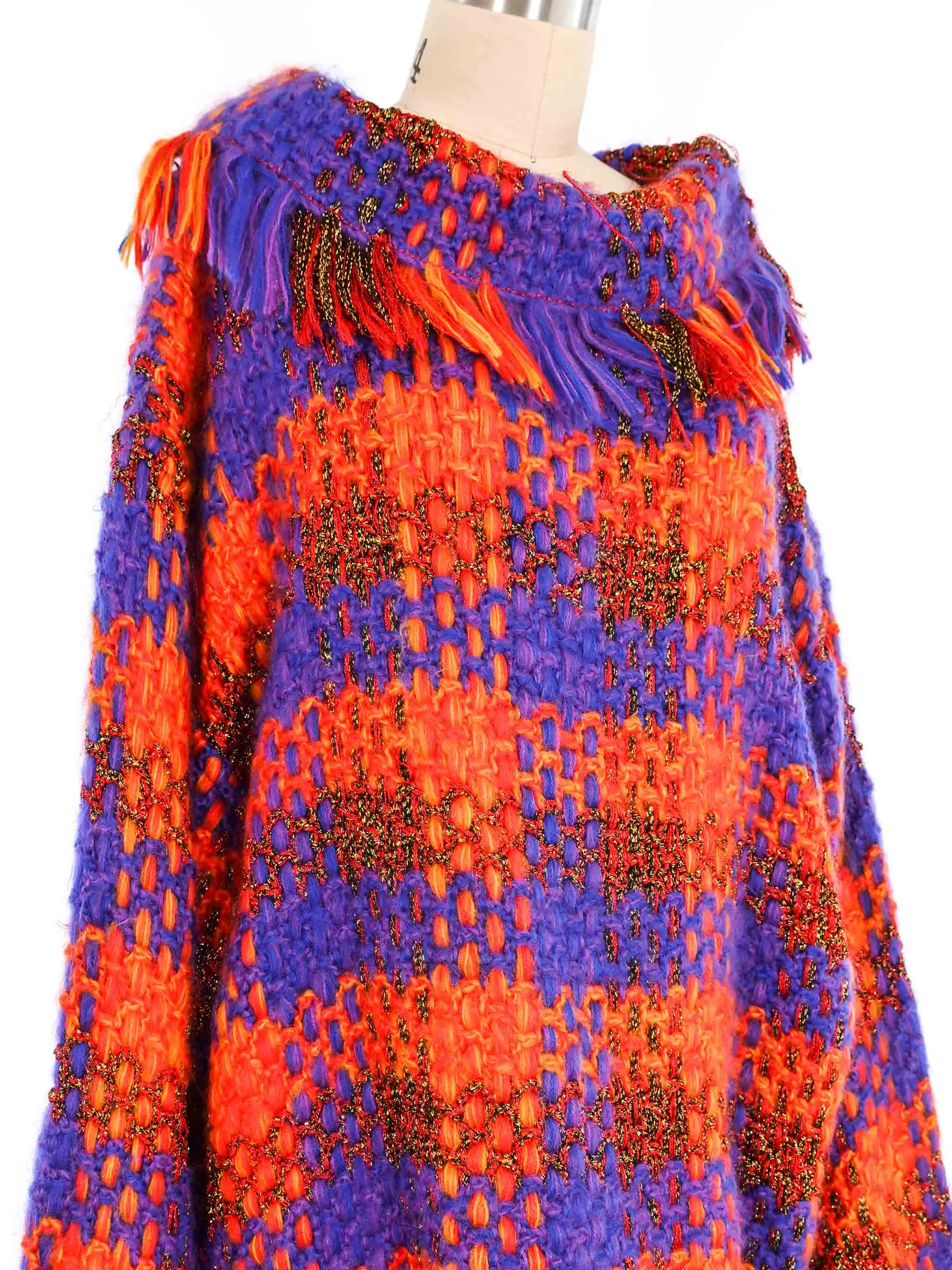 1991 Yves Saint Laurent Chunky Knit Sweater Dress