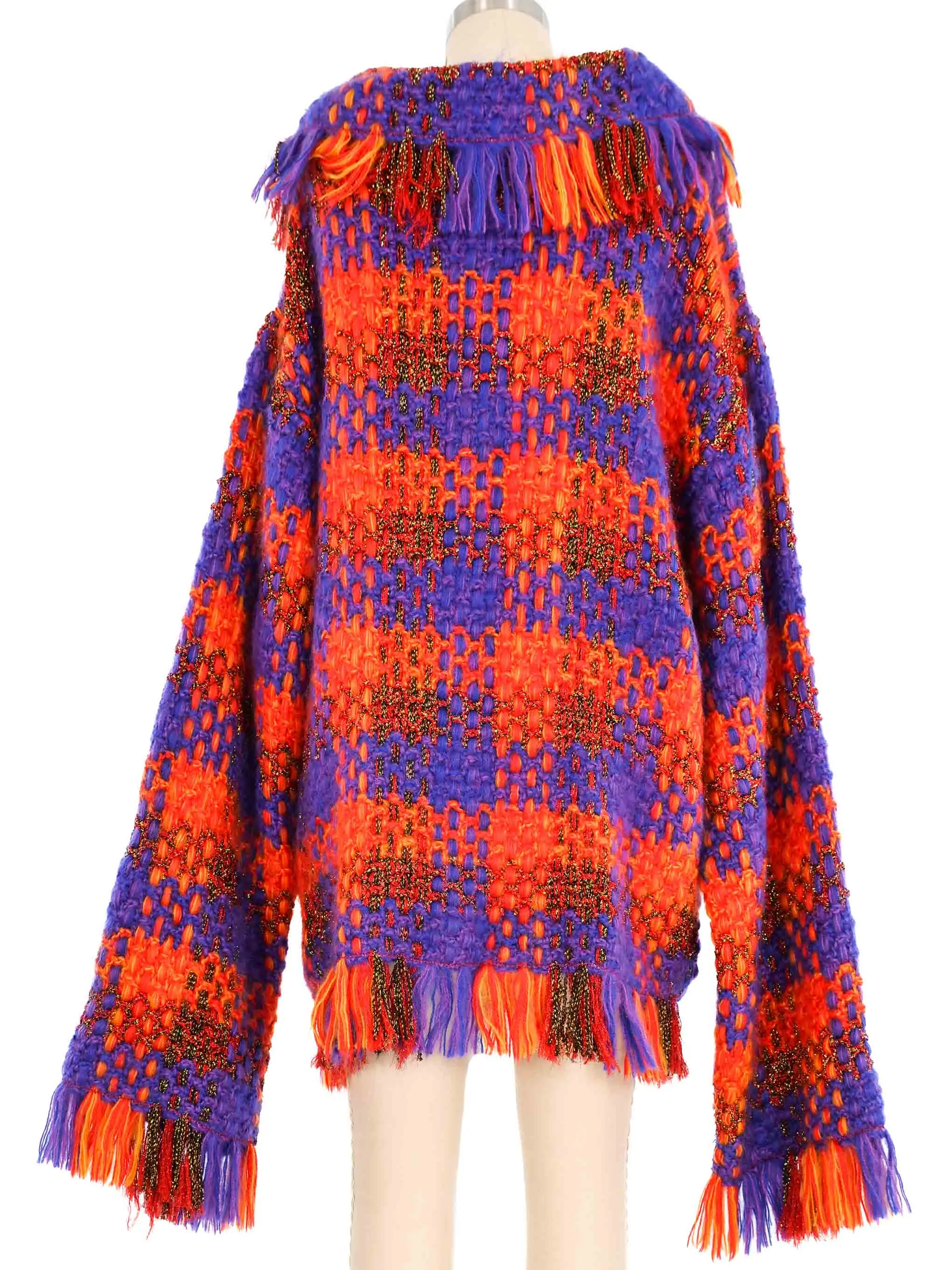1991 Yves Saint Laurent Chunky Knit Sweater Dress