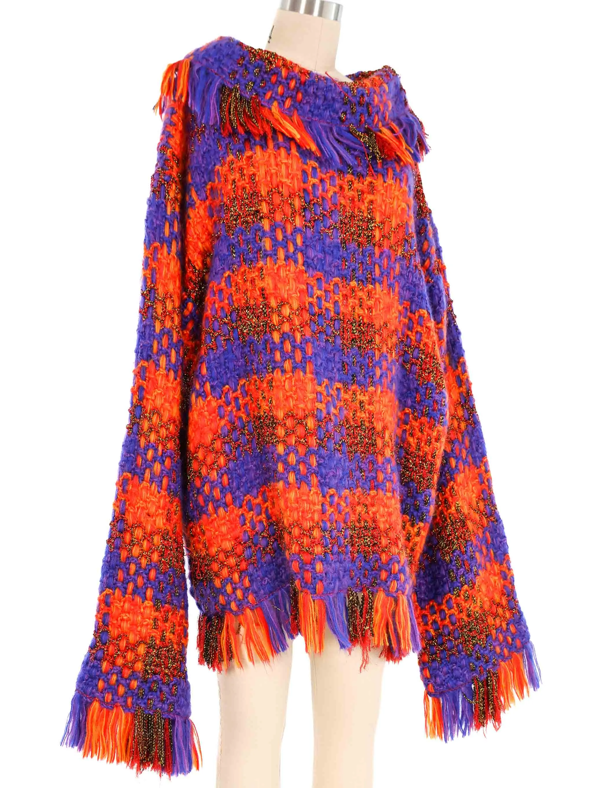 1991 Yves Saint Laurent Chunky Knit Sweater Dress