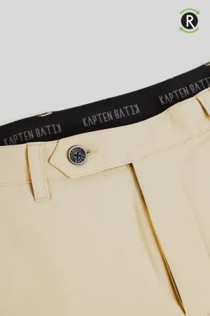 Activewear Short Pants in Pale Khaki