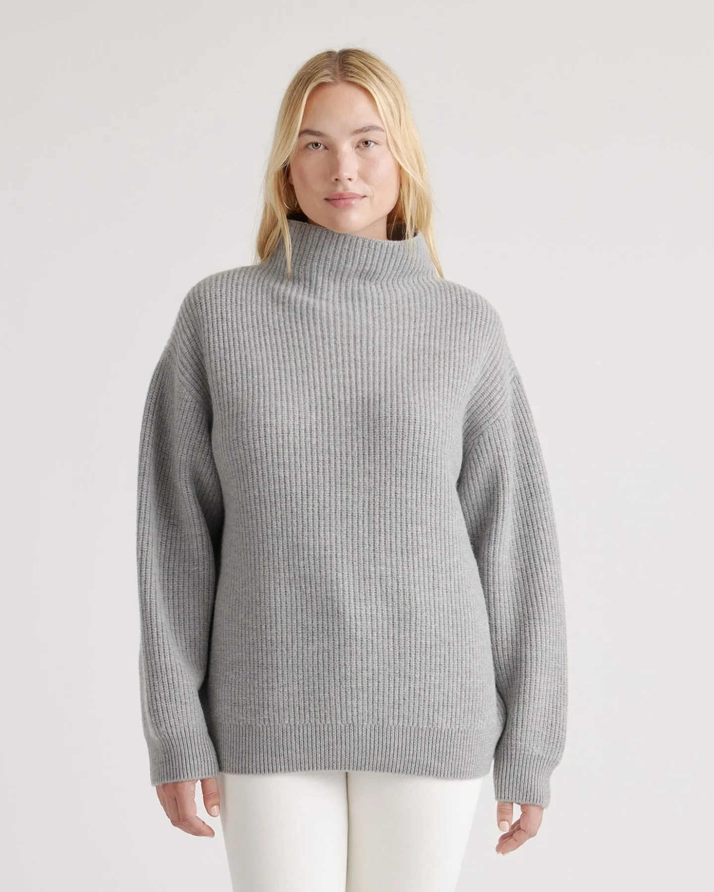 Australian Merino Wool Oversized Turtleneck Sweater