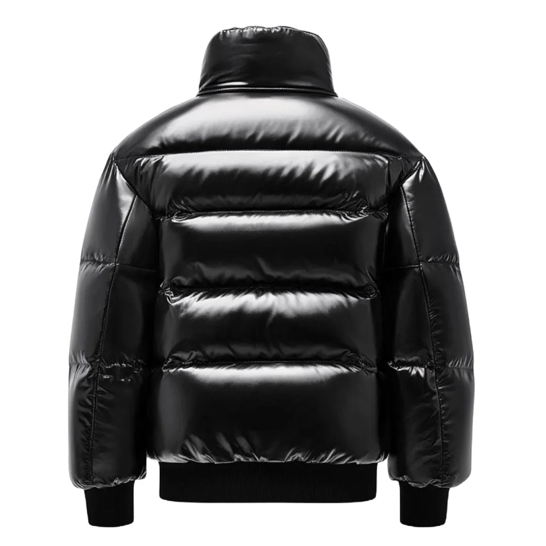Black Puffer Jacket – Designed with Premium Leather | El Zoro