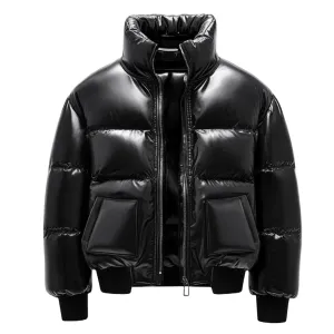 Black Puffer Jacket – Designed with Premium Leather | El Zoro