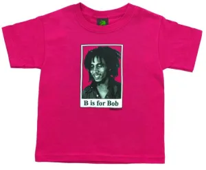 Bob Marley Pink Toddler T Shirt