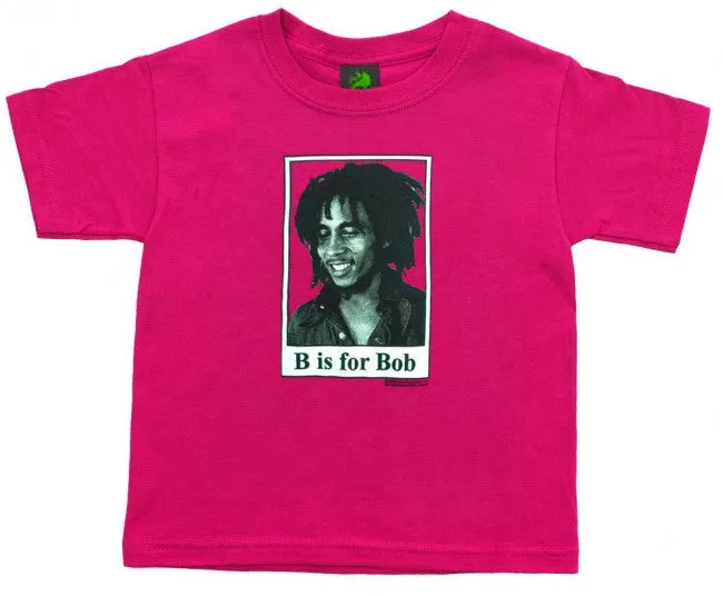 Bob Marley Pink Toddler T Shirt