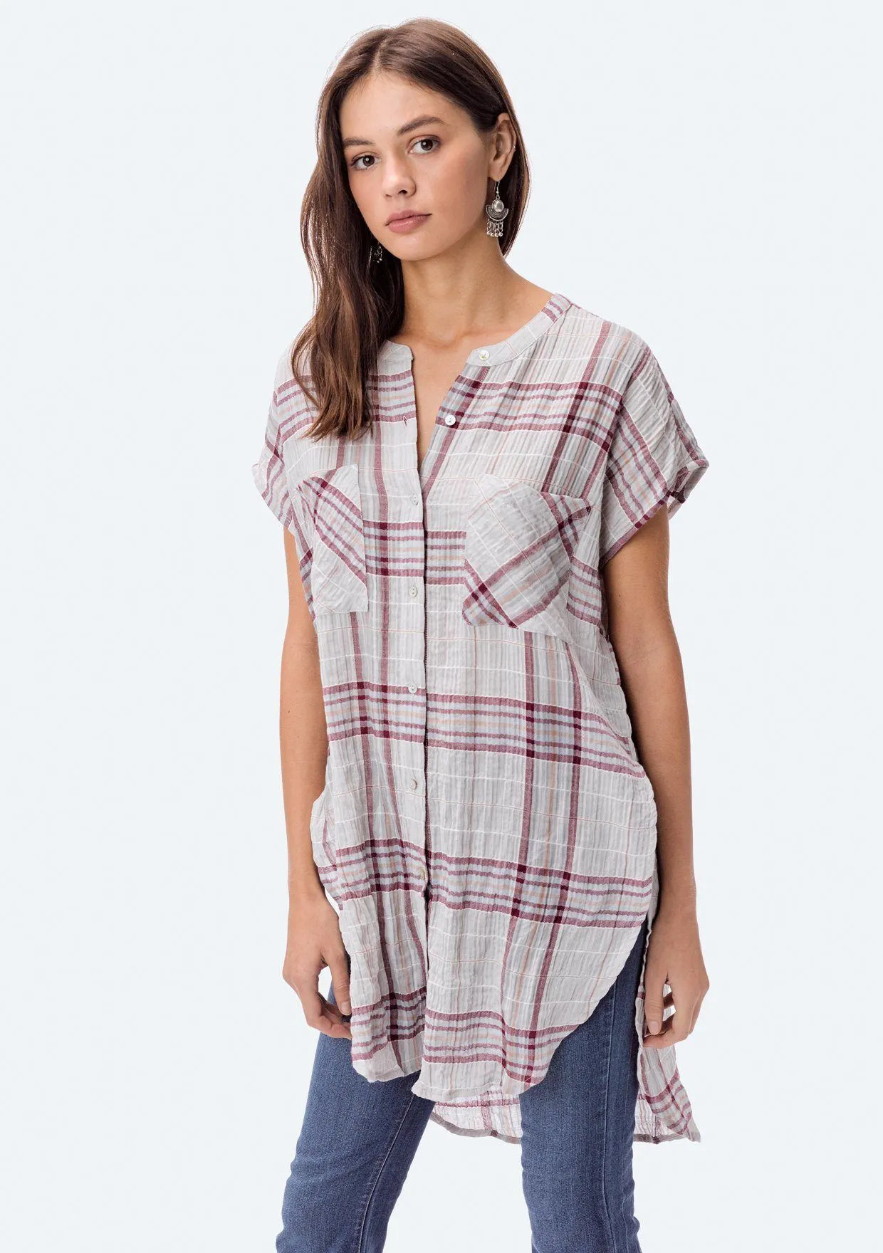 Brooks Plaid Tunic