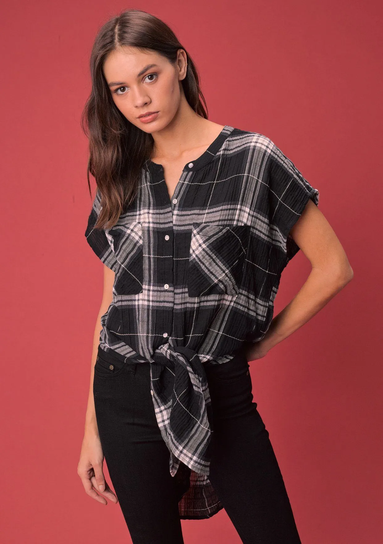 Brooks Plaid Tunic