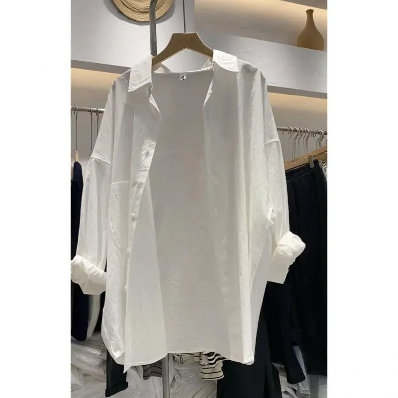 Calista - Chic Loose-Fit Long-Sleeve Shirt for Women