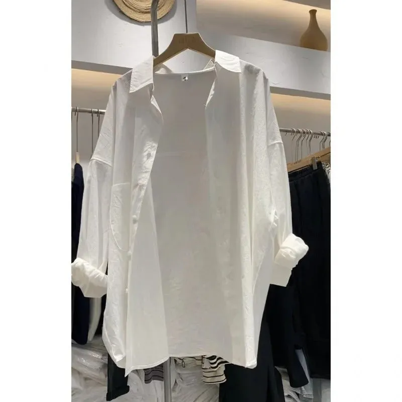 Calista - Chic Loose-Fit Long-Sleeve Shirt for Women