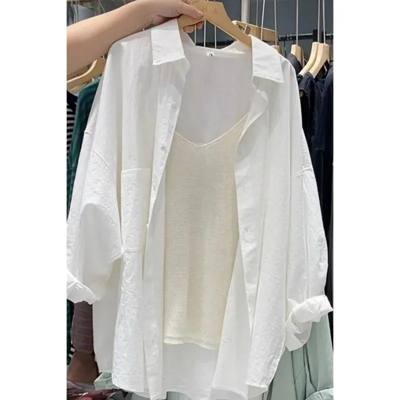 Calista - Chic Loose-Fit Long-Sleeve Shirt for Women