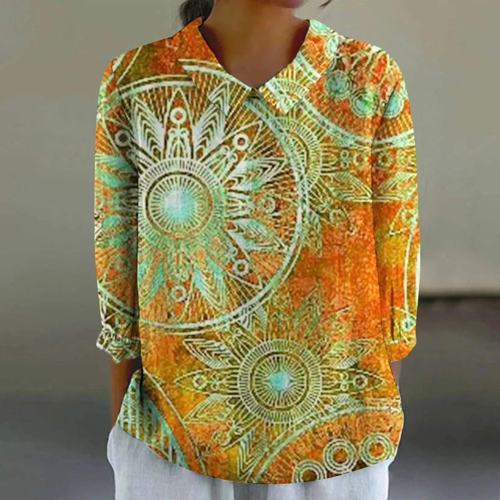 Cara - Creative Retro Doll Collar Shirt for Women