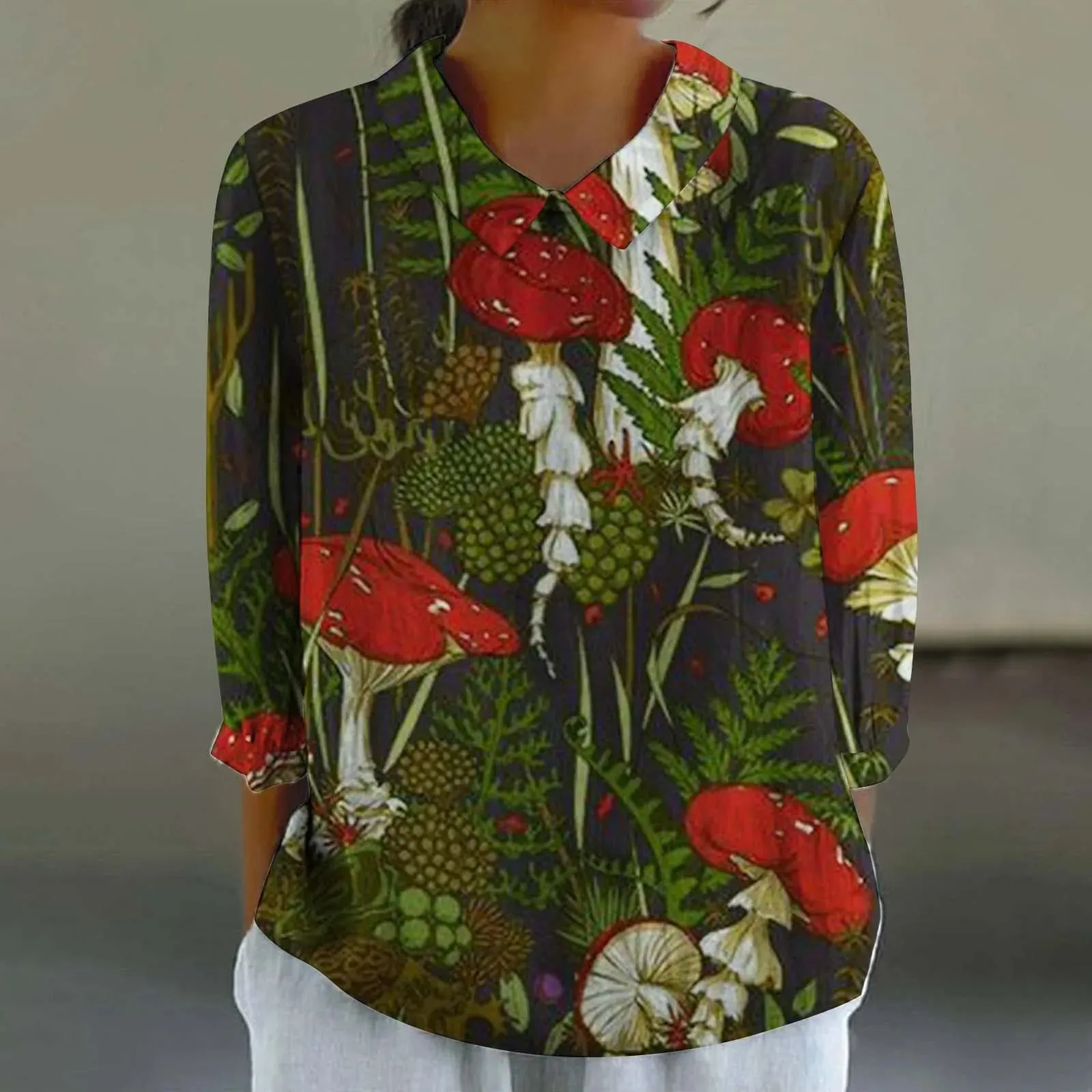 Cara - Creative Retro Doll Collar Shirt for Women
