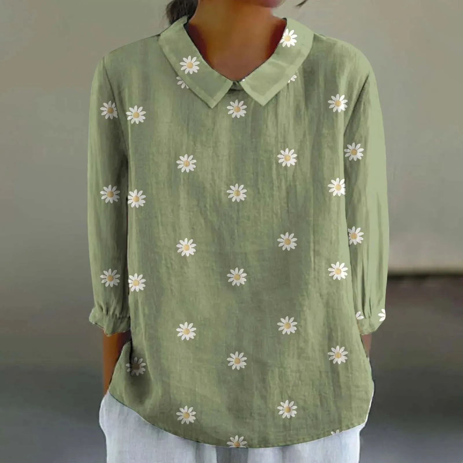 Cara - Creative Retro Doll Collar Shirt for Women
