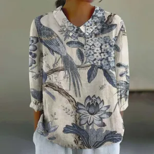 Cara - Creative Retro Doll Collar Shirt for Women