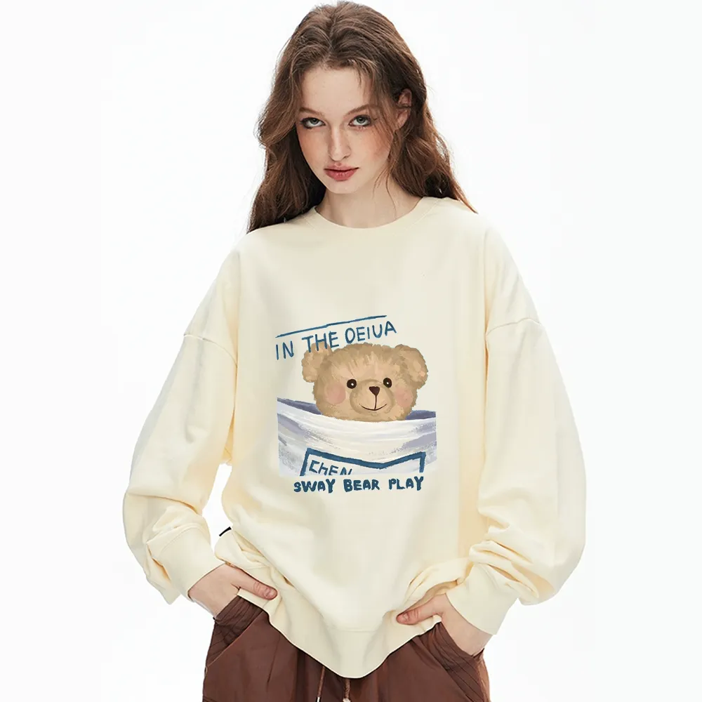 Casual Teddy Bear Sweatshirt