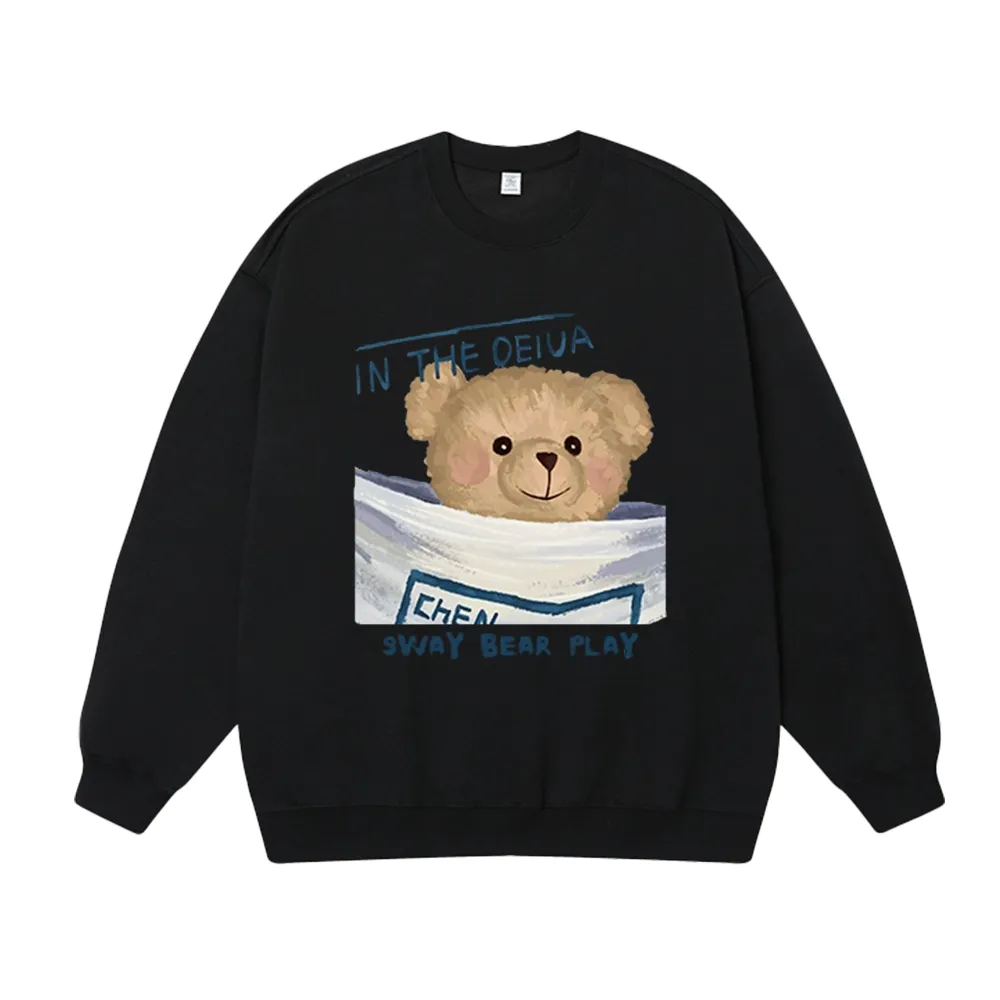 Casual Teddy Bear Sweatshirt