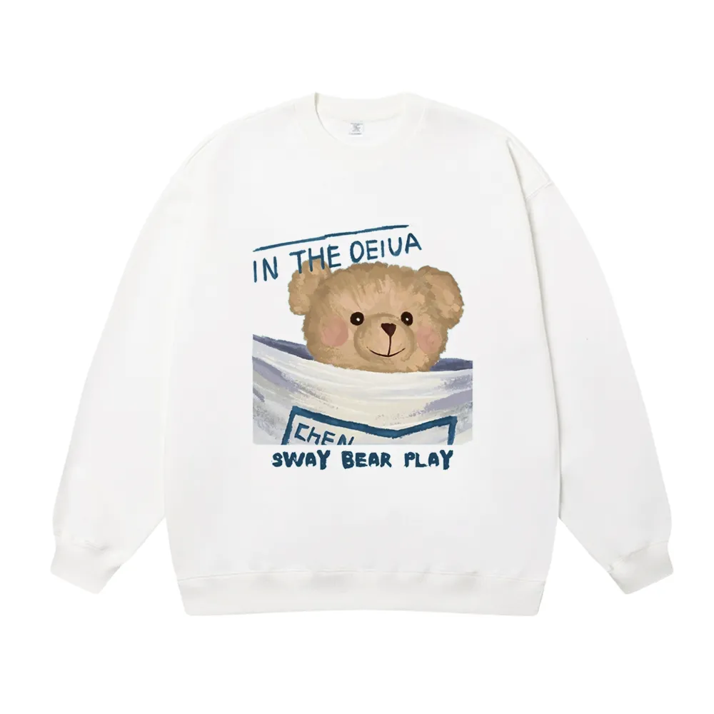 Casual Teddy Bear Sweatshirt