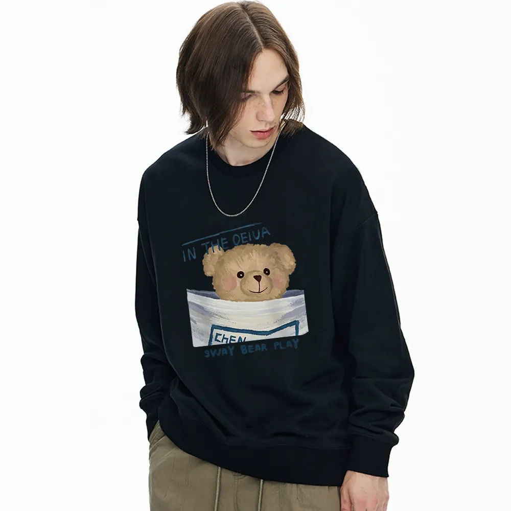 Casual Teddy Bear Sweatshirt