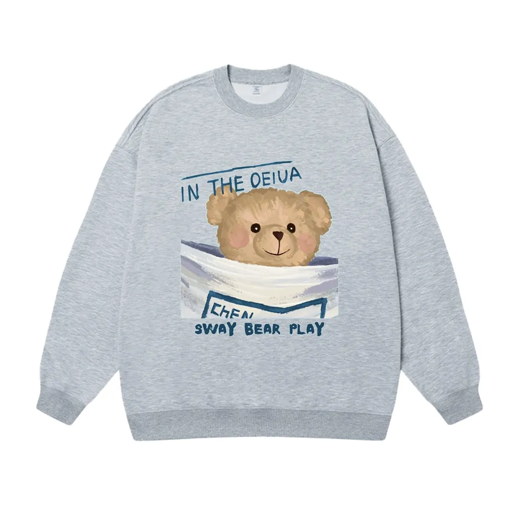 Casual Teddy Bear Sweatshirt