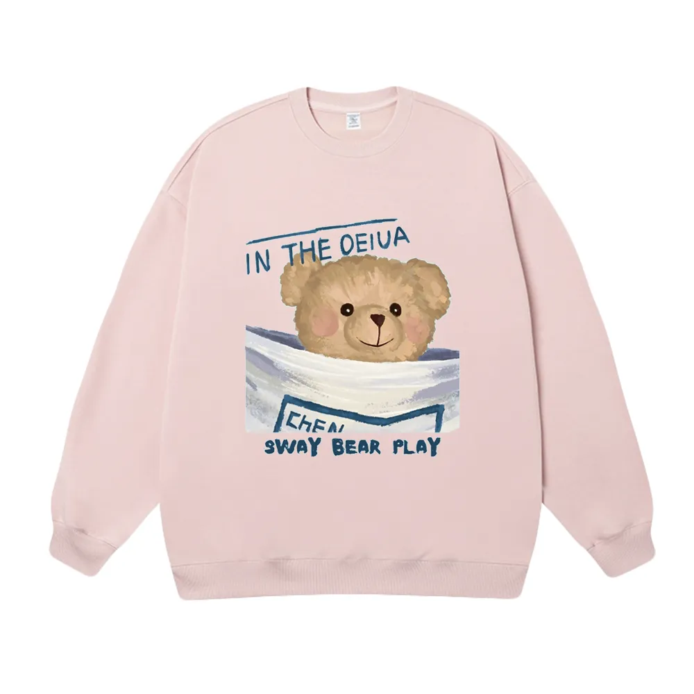 Casual Teddy Bear Sweatshirt