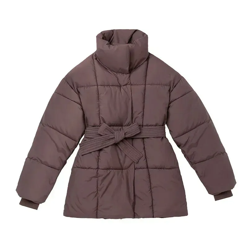 Cinched Puffer Coat