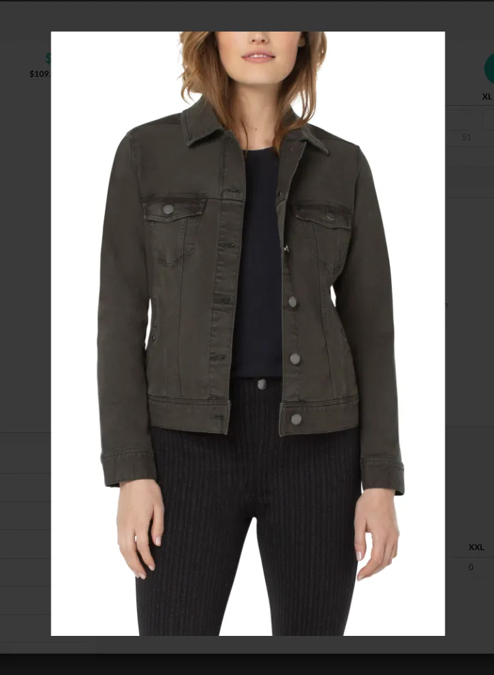 Classic Jean Jacket - Loden Green