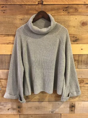 Cordelia Grey Turtleneck Sweater