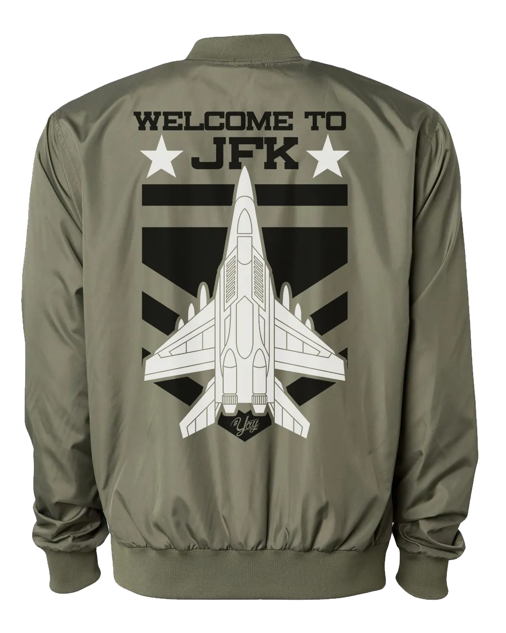 Diamond YAY JFK JET 2 Bomber Jacket (Army Green)