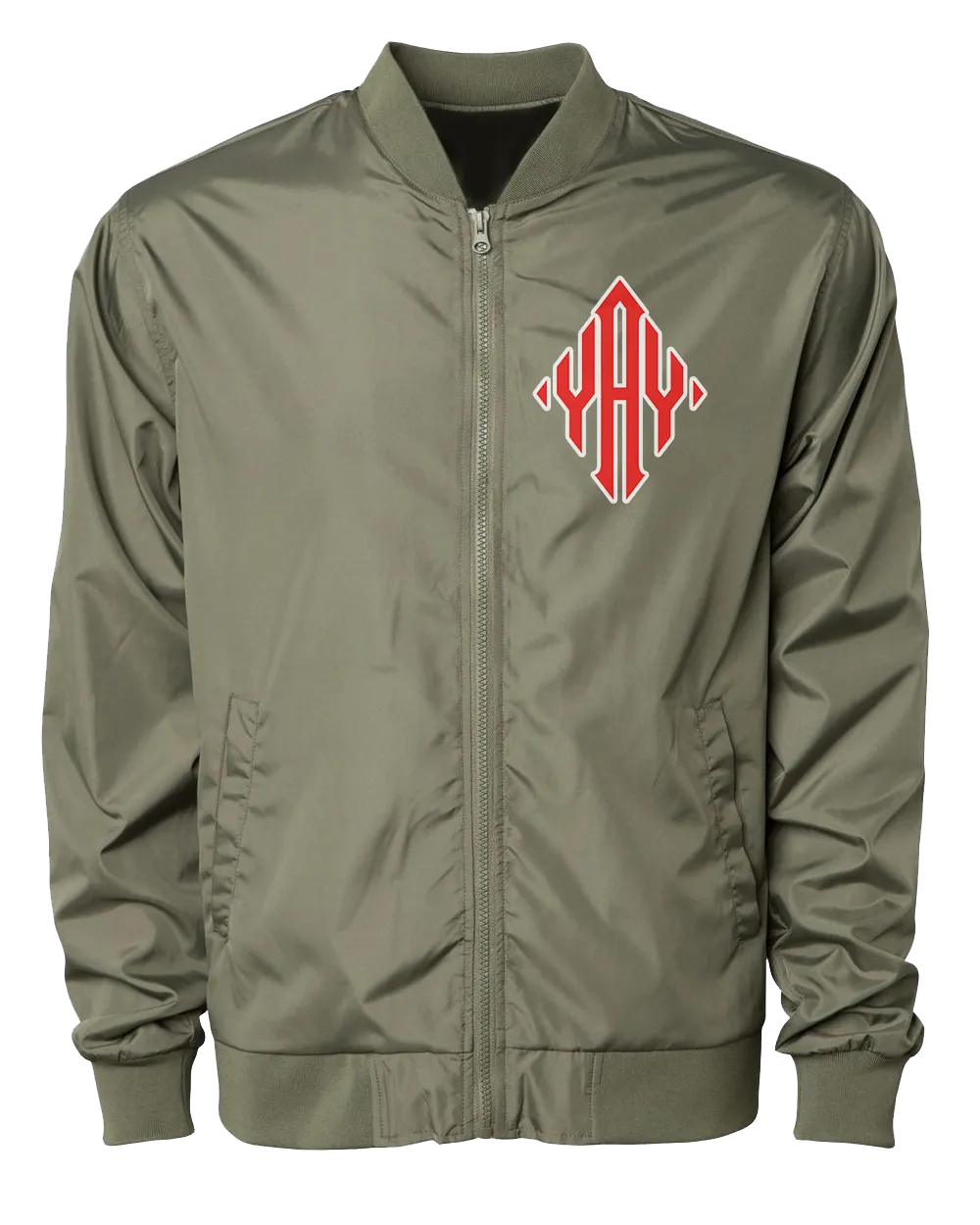 Diamond YAY JFK JET 2 Bomber Jacket (Army Green)
