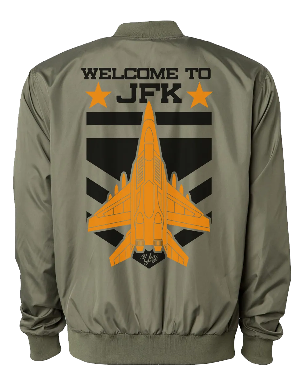 Diamond YAY JFK JET 2 Bomber Jacket (Army Green)