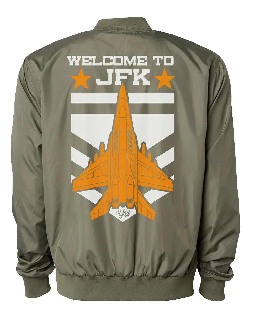 Diamond YAY JFK JET 2 Bomber Jacket (Army Green)