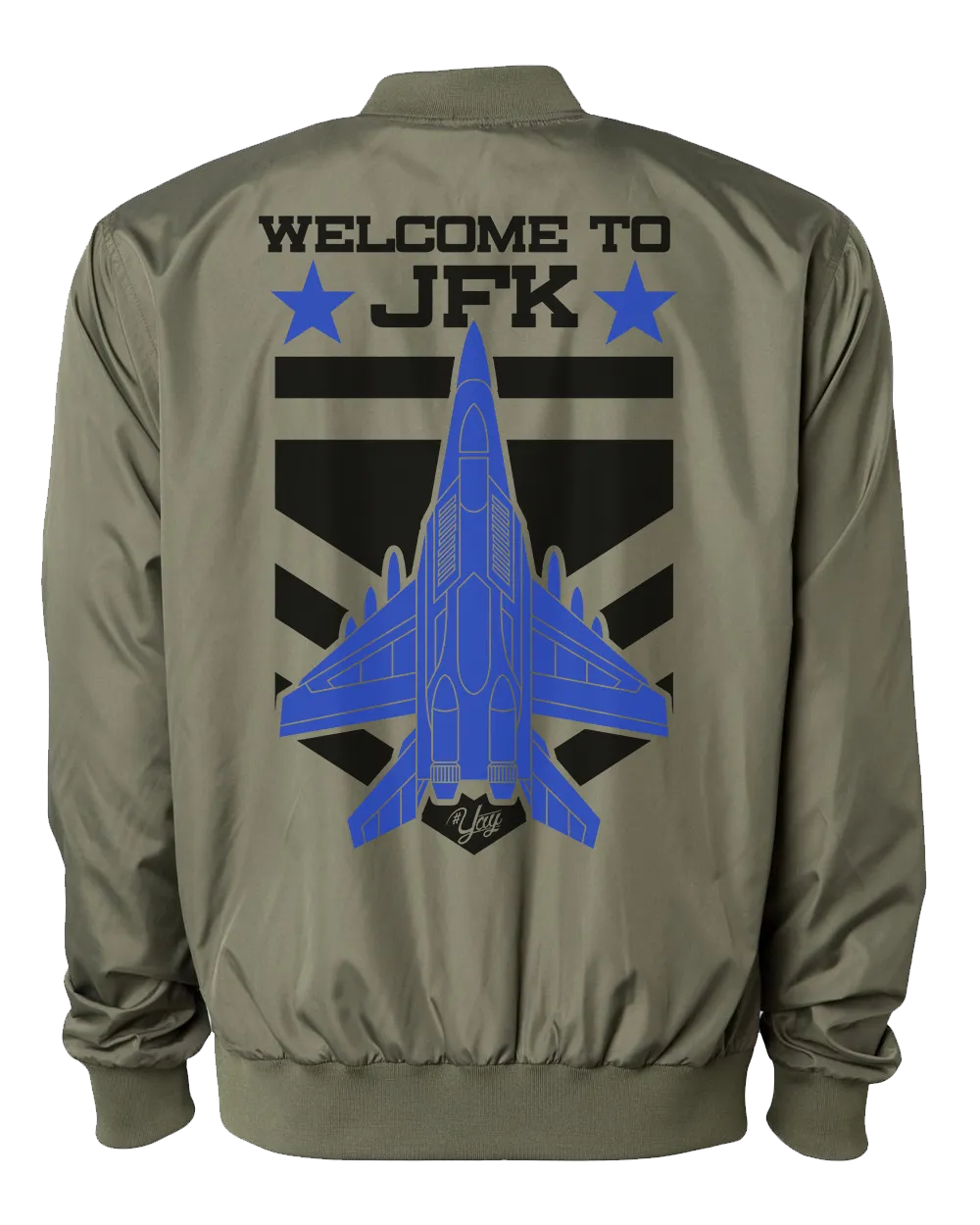 Diamond YAY JFK JET 2 Bomber Jacket (Army Green)