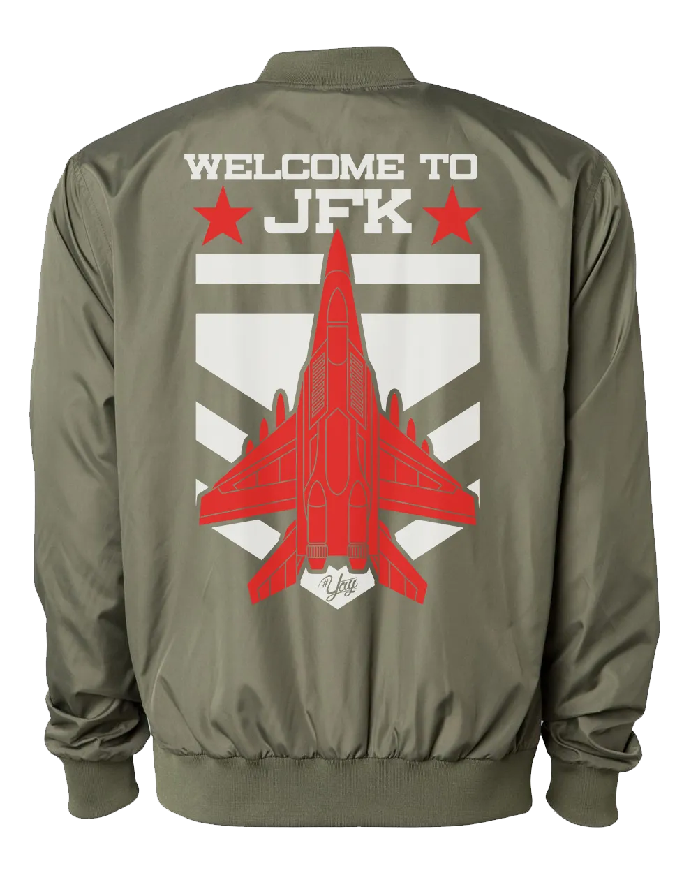 Diamond YAY JFK JET 2 Bomber Jacket (Army Green)