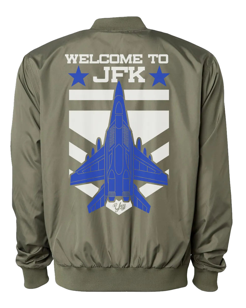 Diamond YAY JFK JET 2 Bomber Jacket (Army Green)