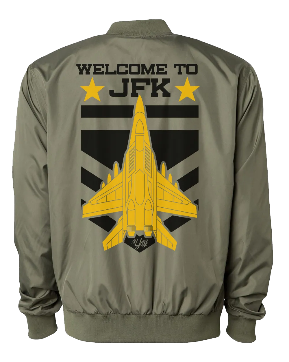 Diamond YAY JFK JET 2 Bomber Jacket (Army Green)