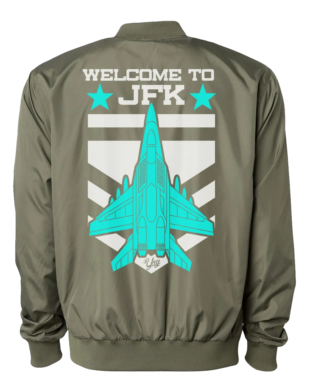 Diamond YAY JFK JET 2 Bomber Jacket (Army Green)