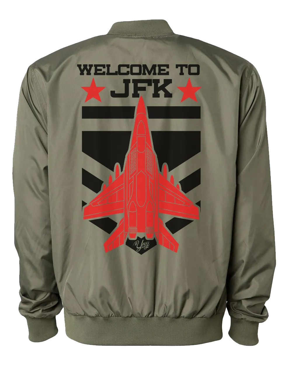 Diamond YAY JFK JET 2 Bomber Jacket (Army Green)