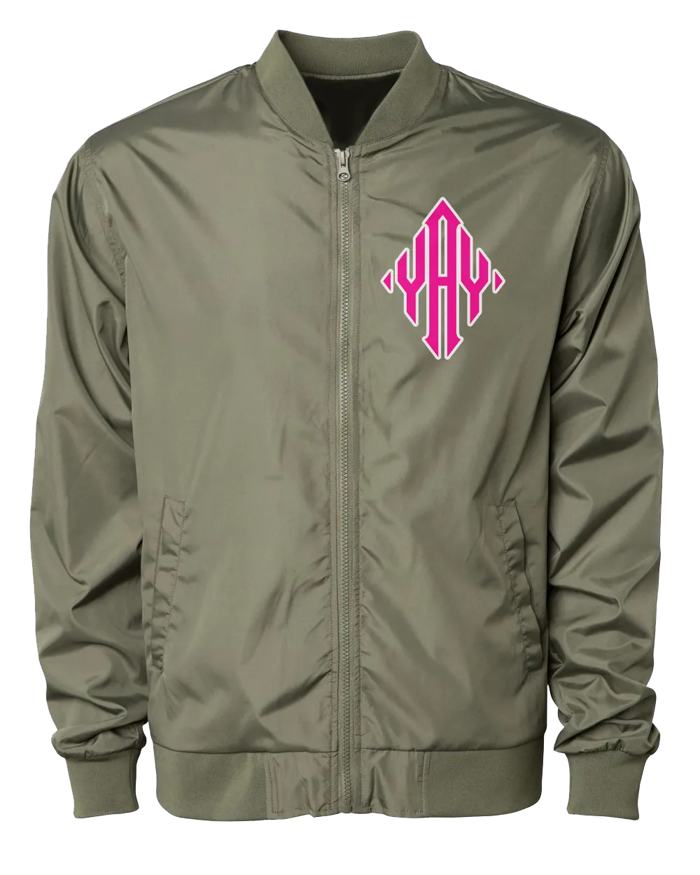 Diamond YAY JFK JET 2 Bomber Jacket (Army Green)