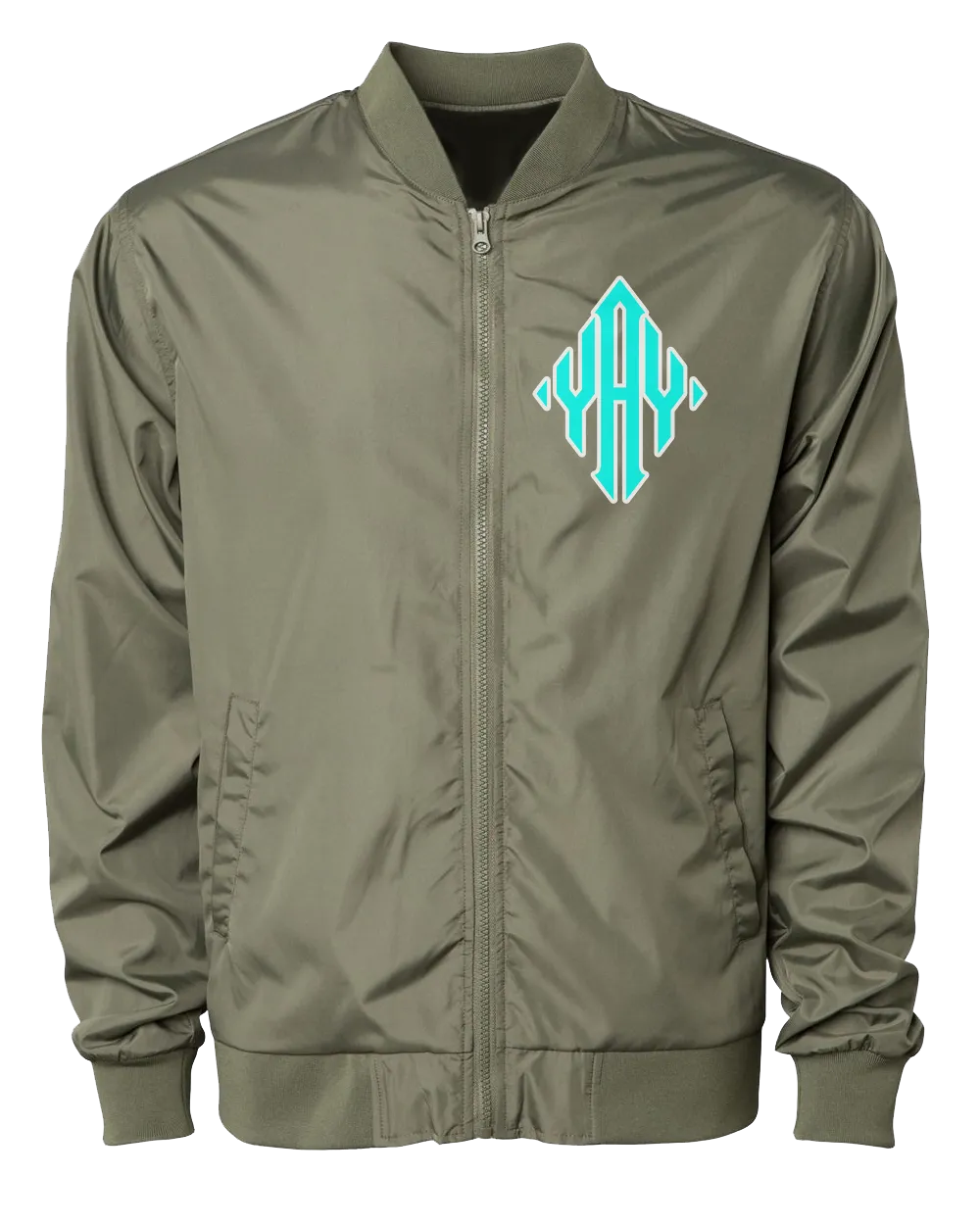 Diamond YAY JFK JET 2 Bomber Jacket (Army Green)