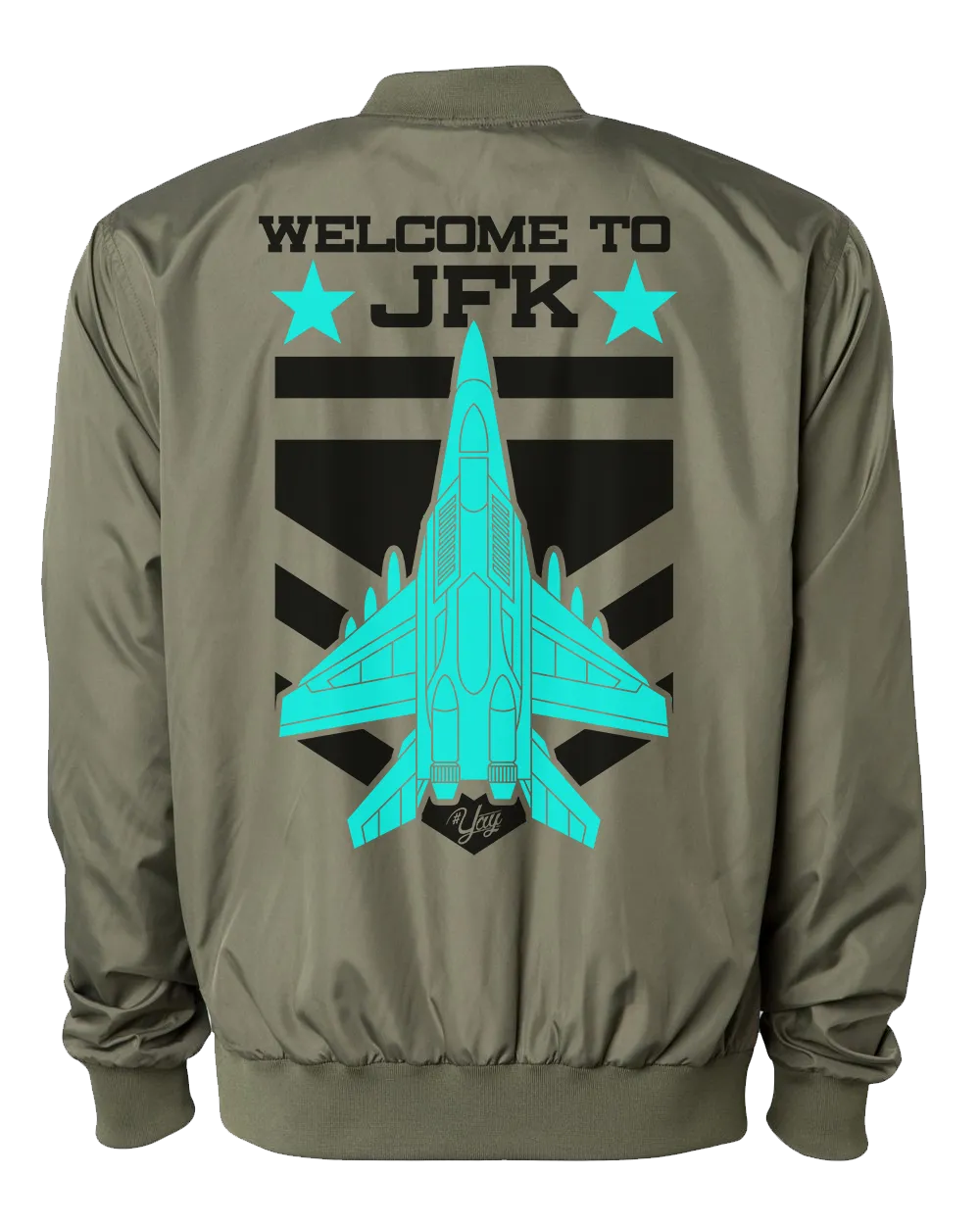 Diamond YAY JFK JET 2 Bomber Jacket (Army Green)
