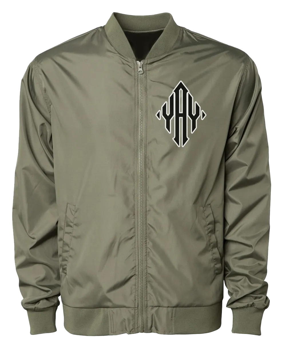 Diamond YAY JFK JET 2 Bomber Jacket (Army Green)
