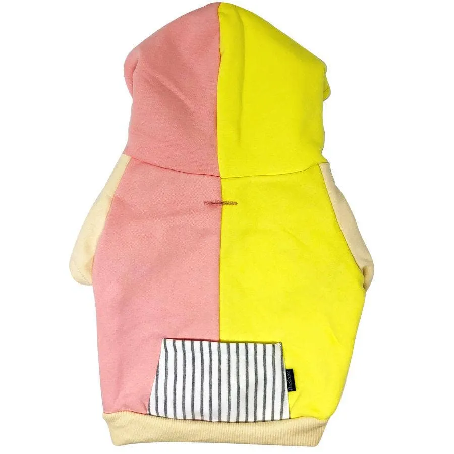 Dog Hoodie in Banana Split