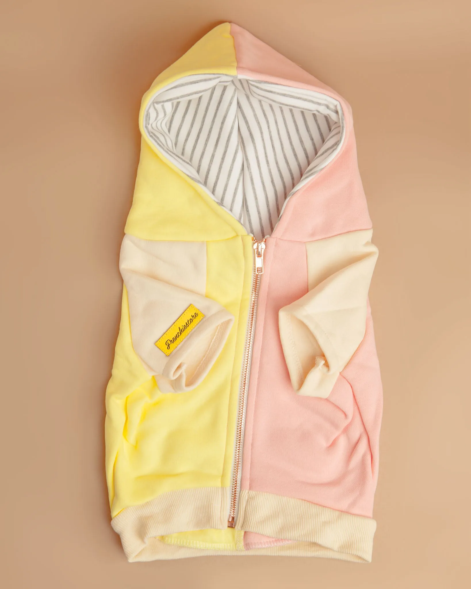 Dog Hoodie in Banana Split