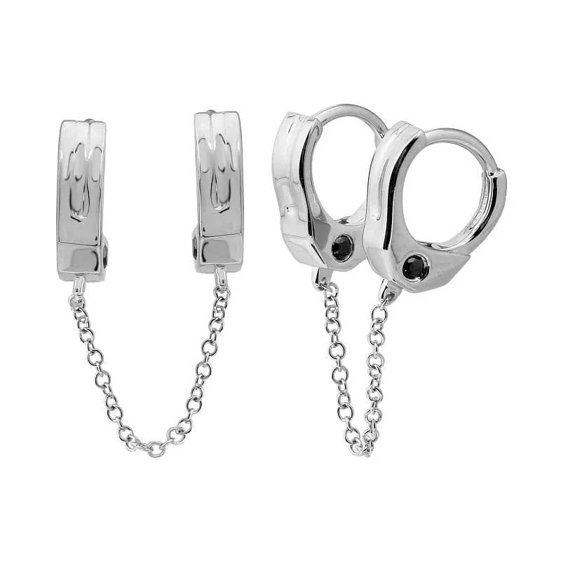 Double Handcuff Earrings