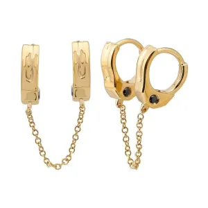 Double Handcuff Earrings