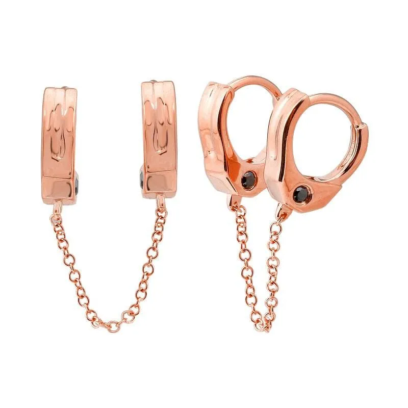 Double Handcuff Earrings