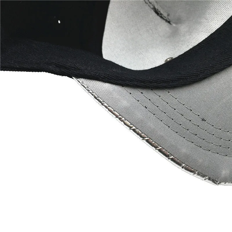 Fashion Creative Crown PU Leather Baseball Cap