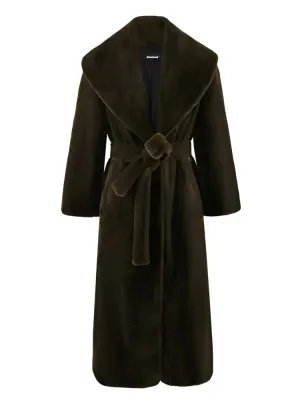 Faux Sheared Mink Fur Coat