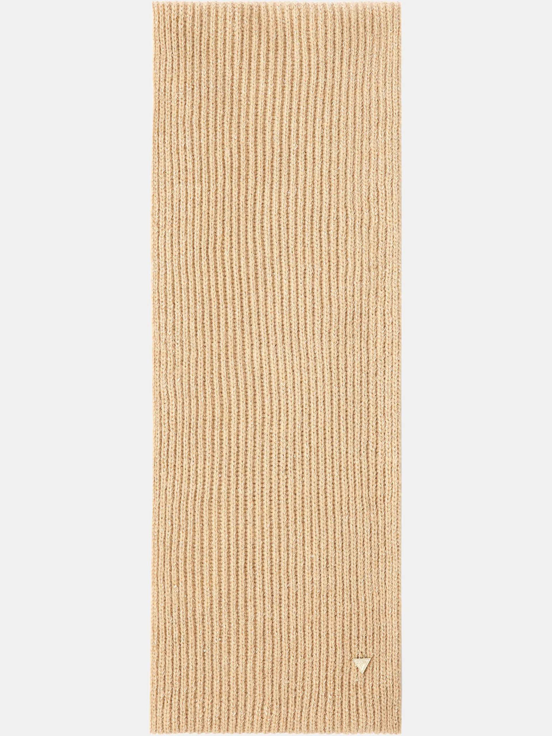 Guess Ribbed Scarf in Beige